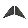 LH+RH Rear Side Window Vent Cover Trim For 2020-2023 Hyundai Sonata Matte Black
