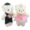 12pcs/bag Plush Animal Mini Bear Flower Bouquet Cartoon Cartoon Bouquet Doll  Graduation Gifts