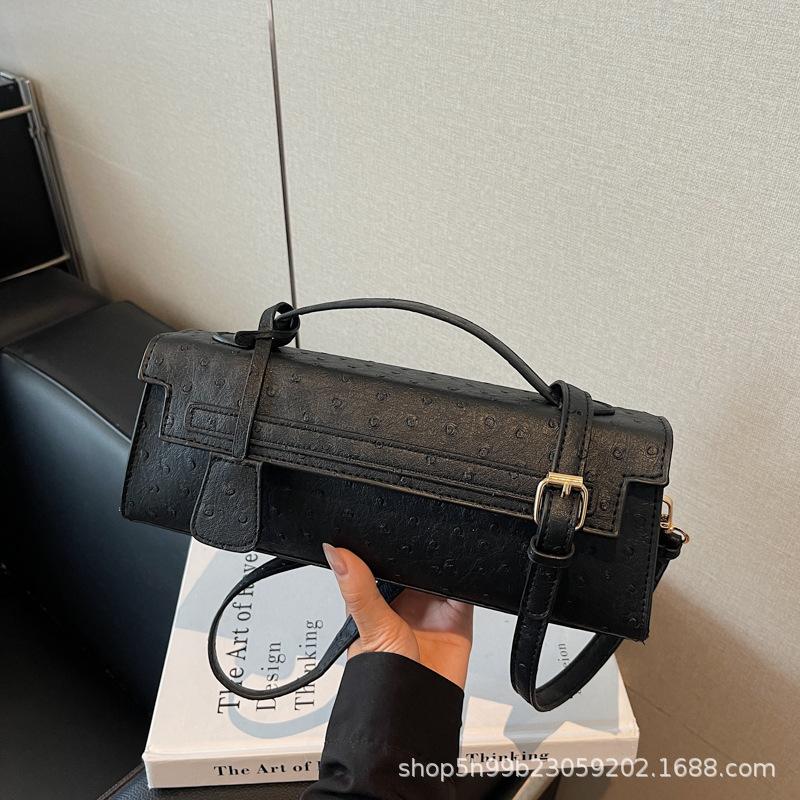 Хит продаж, сумки через плечо с узором под страуса, весенние новые сумки-мессенджеры в свежем стиле с узором под змею, женские премиум-класса