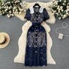 Lace Dress Women's Summer Embroidery Chic Temperament Dress