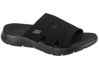 Go Walk Flex Sandal - Elation, женские черные шлепанцы