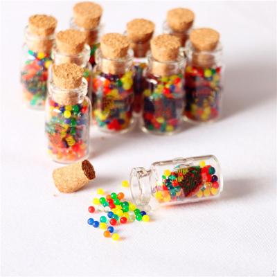 10 штук 1/12 Dollhosue Миниатюрные конфеты в стеклянных банках с крышкой Модель Кухня Хранение Игрушка Еда