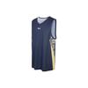 Logo Print V-Neck Color Block Quick-Dry Training Running Fitness Basketball Tank Top Men Tank Tops Blue 23500101-408