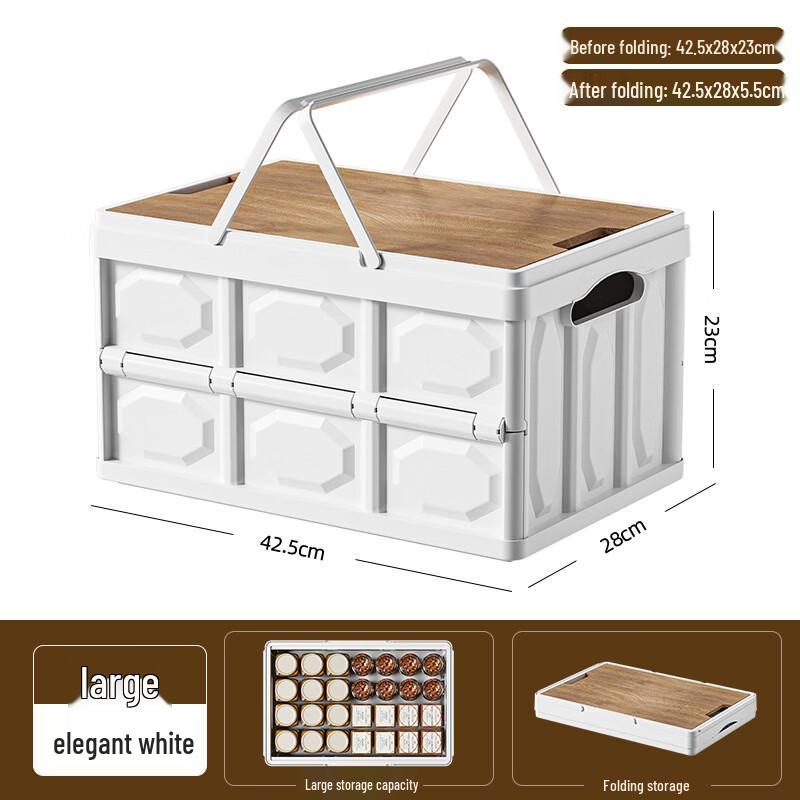 ZISIZ Outdoor Portable Storage Box with Lid