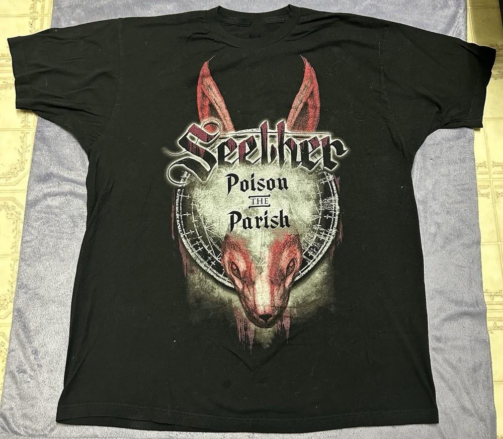 Seether Band POISON THE PARISH Tee Shirt Black Unisex S-5XL 1V0319