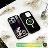 Чехол для телефона на горный велосипед для iPhone 17, 16, 15, 14, 13, 12, 11 Plus, Pro, магнитный с Magsafe, беспроводная зарядка