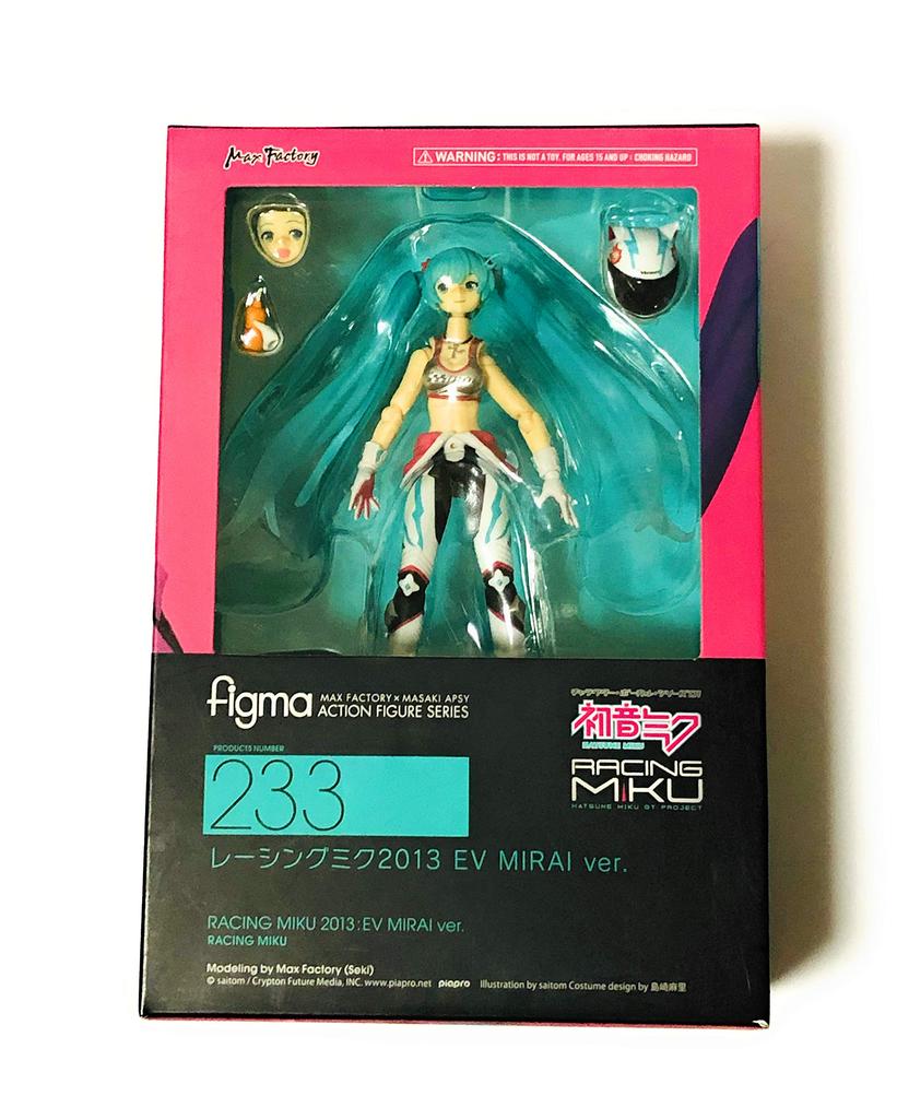 Figma Racing Miku 2013 EV MIRAI ABS раскрашенная подвижная фигурка вер.. Немасштабный и АТБС-ПВХ