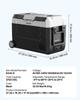 VEVOR Car Refrigerator, DC 12/24V AC100-240V Compressor Electric Cooler, -20 degrees C to 20 degrees C Truck Refrigerator with APP Control