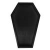 Coffin Shaped Wooden Tray Gothic Halloween Decorative Serving Tray 11x7inch Candy Snack Organizer Spooky Party Decor