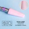 Ceramic Milling Cutter Flame Carbide Nail Drill Bits Pink Gel Remover Electric Machine Drills Polishing Peeling Nails Art Tools