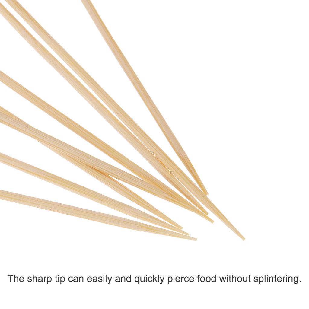 100 шт. Бамбуковые шпажки для коктейлей, еды, фруктов, зубочистки, шпажки для напитков, шпажки для торта, напитков, вечеринки, декоративные шпажки, 12 см длиной, палочки для еды
