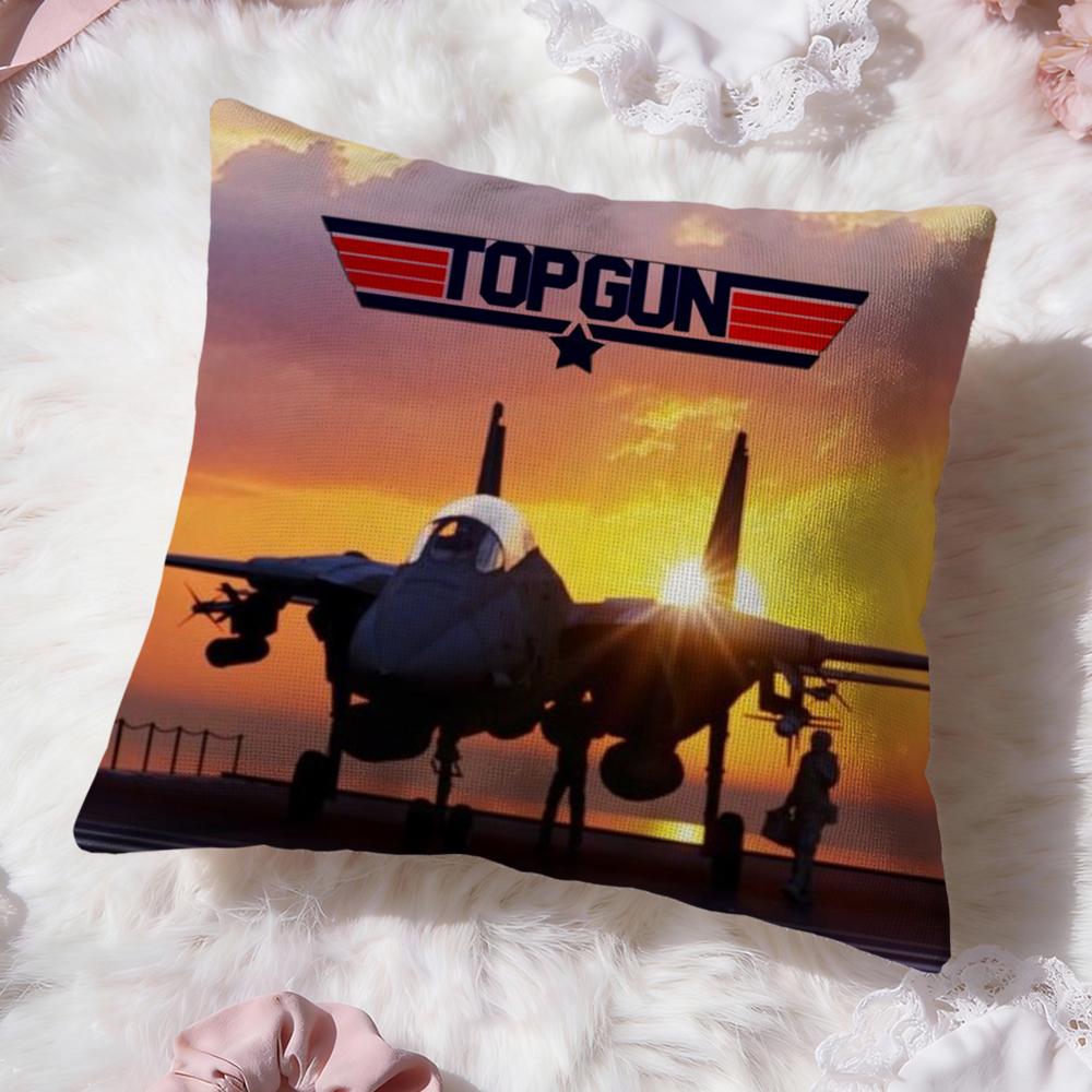 Классический Фильм T-Top GunS Наволочка Премиум Комфорт Двусторонняя Наволочка - Дизайн "Два в Одном" для Любой Комнаты и Салона Автомобиля