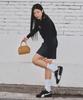 Plack Woman Classic Midi Denim Skirt 051 Low