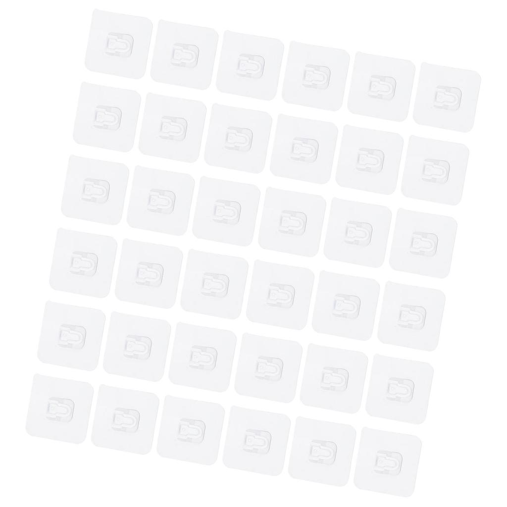 18 пар двусторонних клейких настенных крючков, не требующих сверления, самоклеящиеся крючки для подвешивания и организации