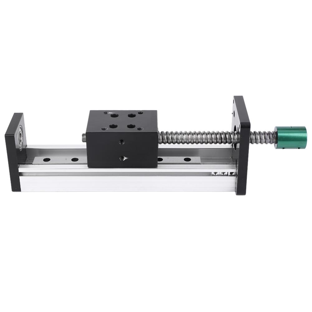 Linear Guide Rail Slide Ball Screw Motion Table 500mm Effective Stroke(1204 Ball Screw)