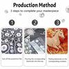 Элегантный набор «Лошадь и жемчуг» 5D DIY Арт-поделка со стразами для украшения рабочего стола дома Расслабляющий ручной подарок