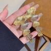 Hook Piercing Vintage Long Earrings Shell Shaped Exaggerated Earrings  Girls Gift