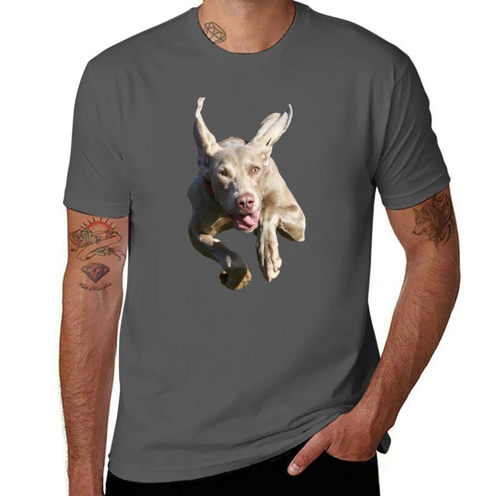 Weimaraner Tshirt T Shirt Personalised Cotton T Shirts High Quality Tshirt