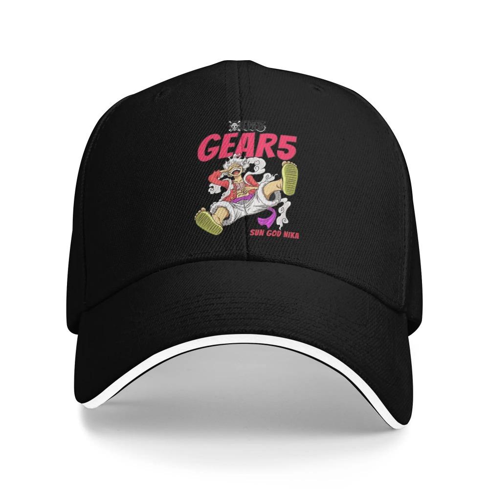 Monkey D Luffy Gear 5 One Piece Baseball Caps Hip Hop Anime Sandwich Hat Men Women Polyester Caps Hat Travel Gift