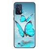 For OUKITEL C31 Case Butterfly Painted Soft Black Silicone Bumper Phone Cover for Oukitel C31 C 31 OukitelC31 Case Coque Fundas