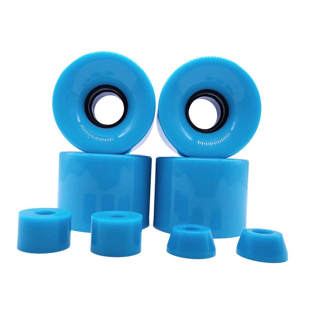 4Pcs Skateboard Wheels Replacement Durable 78A Hardness Cruising Wheels Roller for Downhill Street Cruising All Terrain Off Road