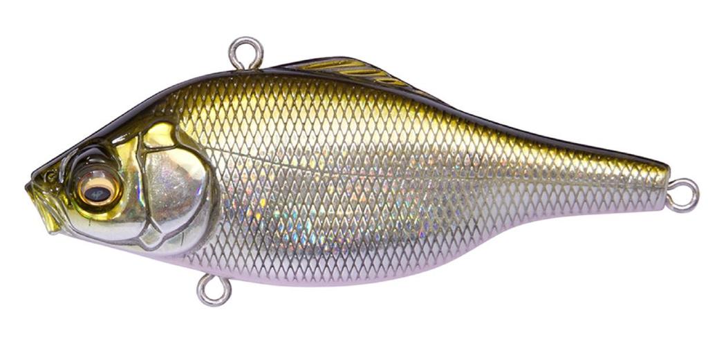 Megabass Vibration-X Ultra Rattle 76 мм 5/8 унции Тонущая приманка GG Brill (1156)