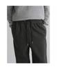 8SECONDS Melange Knit Texture Wide Fit Elastic Waist Pants Ash
