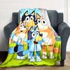 1pc B-Blucy Blanket, Gift, for Men and Women, Soft Blanket, Good for Sofa Bed Couch Travel, Lightweight Flannel Blanket