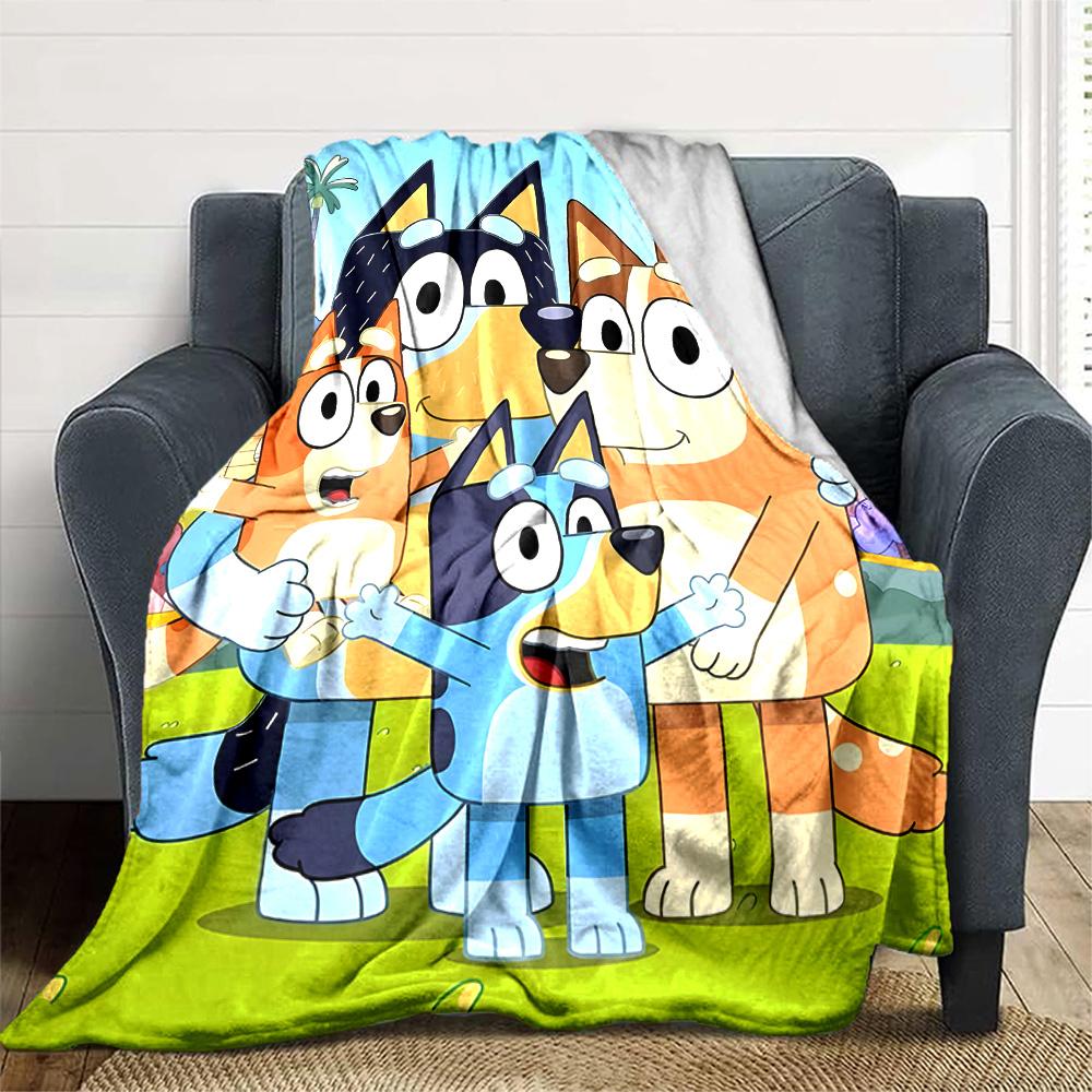 1pc B-Blucy Blanket, Gift, for Men and Women, Soft Blanket, Good for Sofa Bed Couch Travel, Lightweight Flannel Blanket