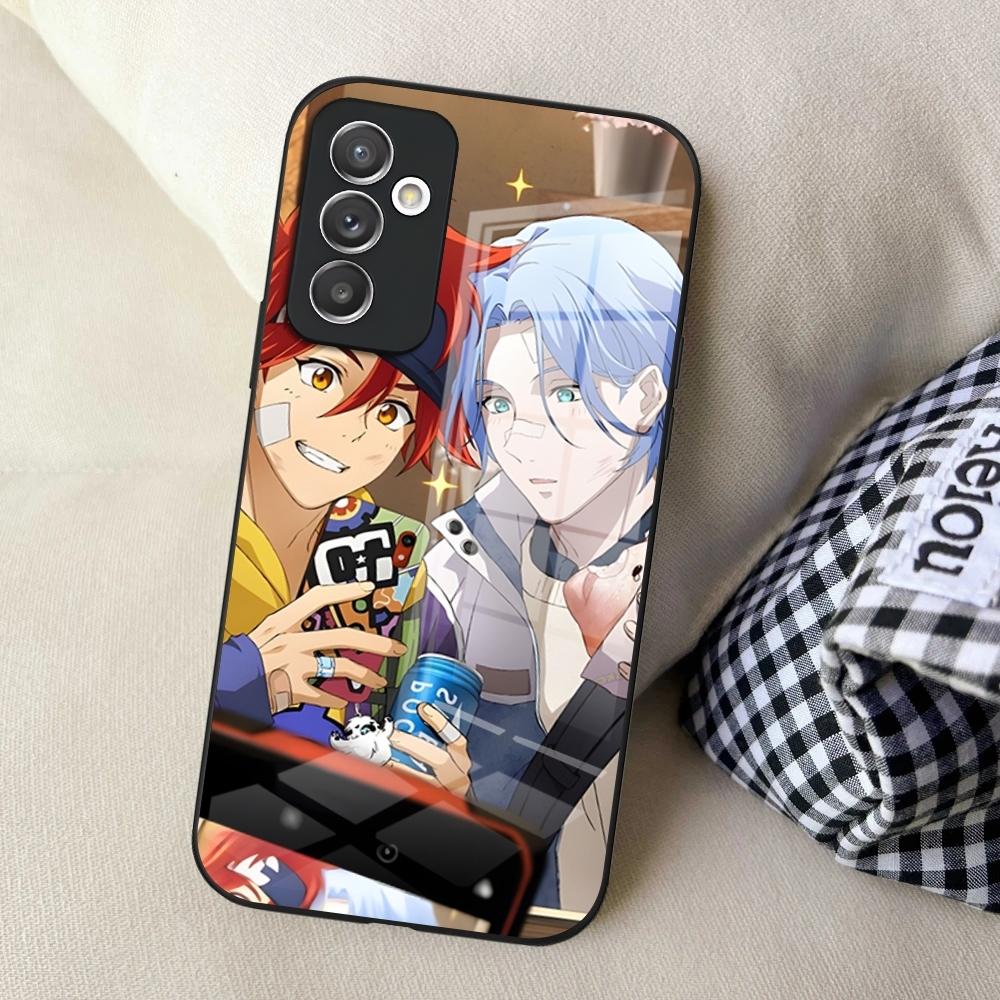 Чехол для телефона с аниме-персонажем S-Sk8 The Infinity для S25 Samsung S24 Ultra S23 Fe S22 Plus S20 S21 A16 A54 A34 A53 Стеклянная крышка