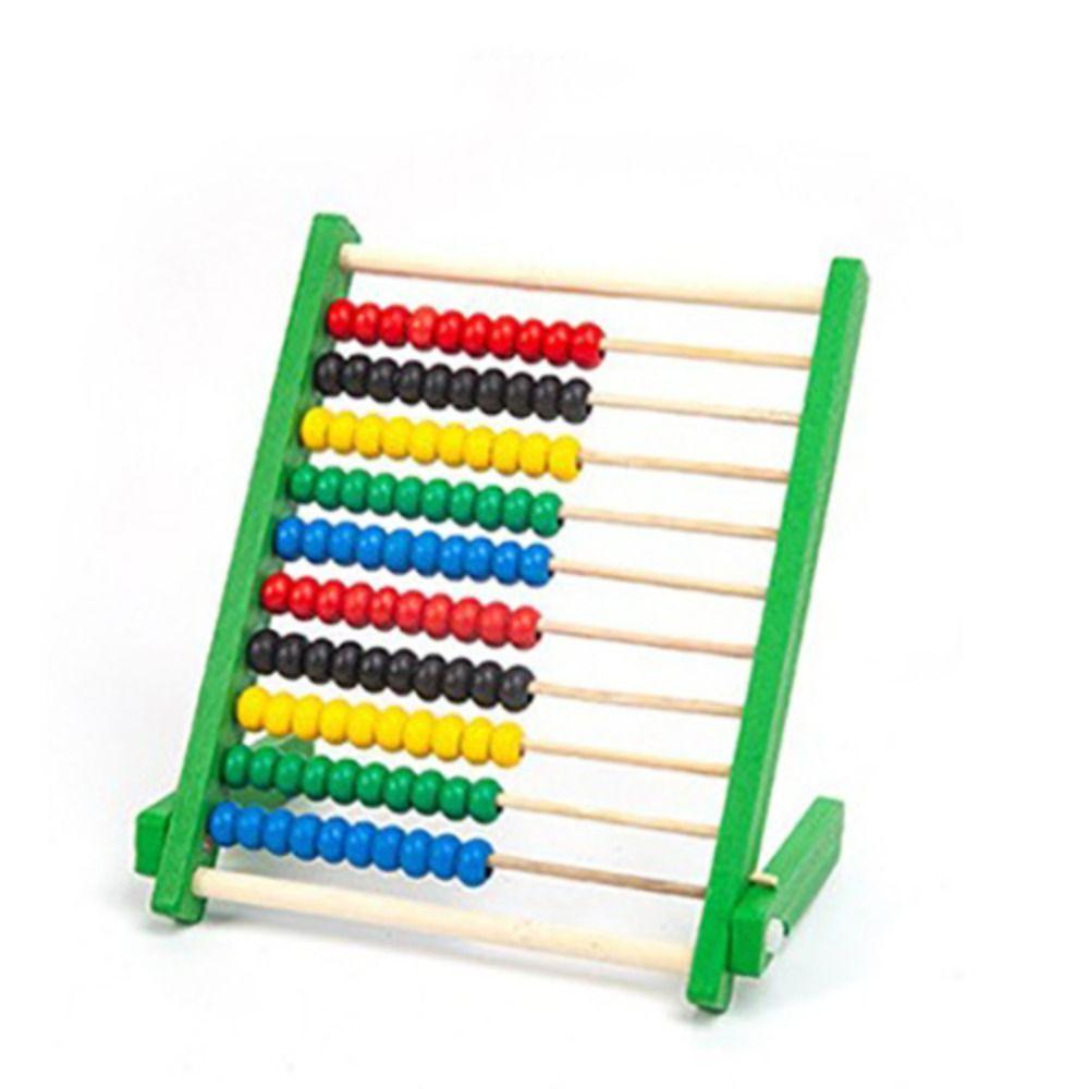 Деревянные счеты деревянные красные синие желтые счетные прочные бусины для дошкольного возраста