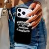 Выпечка, потому что бить людей не одобряется Чехол для iPhone 17 Air 14 15 13 12 Max Чехол для Apple 16e 11 Pro Max Plus