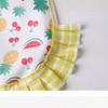 Fruit & Design Vest for Pet Chickens Elastic Lace Chest Back for Chickens Ducks