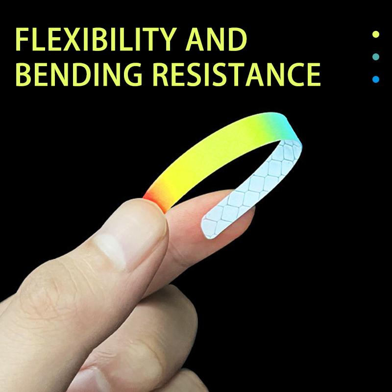 20 шт., водонепроницаемая светоотражающая наклейка на колесо автомобиля, светящаяся лента безопасности, универсальная ступица колеса