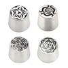 Oversized Russian Piping Tip Set Decorative Marshmallow Nozzle Flower Nozzles for DIY Baking 3D Bouquets Roses And Patterns Cake Decoration Supplies