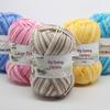 Градиентная Пестрая Окрашенная Молочная Хлопковая Пряжа для Детских Шарфов, Шапок и Обуви