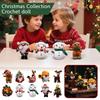 Adorable Christmas Crochet Doll Minimalist Christmas Doll,Plush Toy Material Package