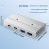 Магнитный USB-хаб, док-станция с выдвижной направляющей для ноутбуков и настольных компьютеров с Type-C