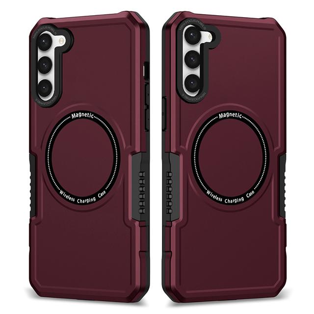 Магнитный чехол для беспроводной зарядки Magsafe для Galaxy S21 S22 S23 Ultra Plus S20 S21 Fe 5g, чехол для телефона Samsung Note 20 Ultra