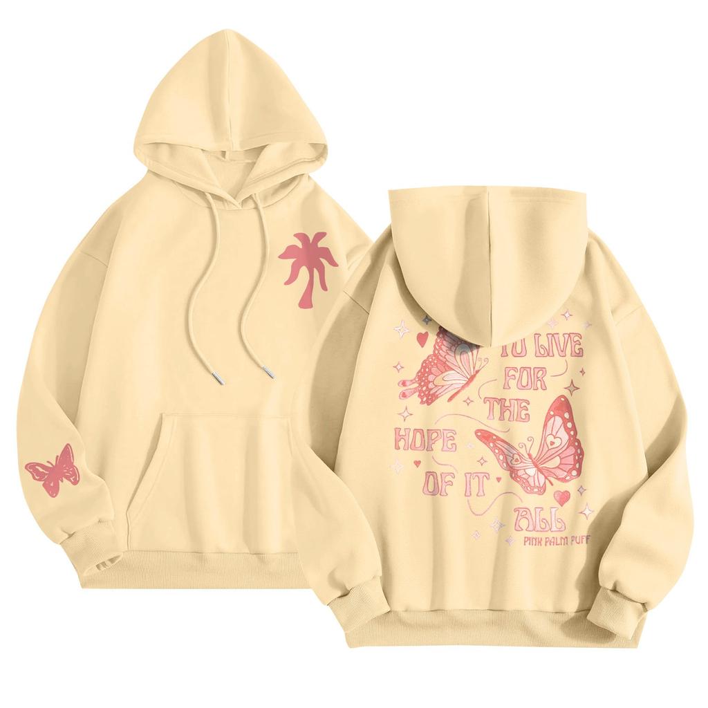 Графические толстовки с капюшоном для женщин Милый пуловер с длинным рукавом Опрятные толстовки с капюшоном с буквенным принтом Одежда на осень-зиму