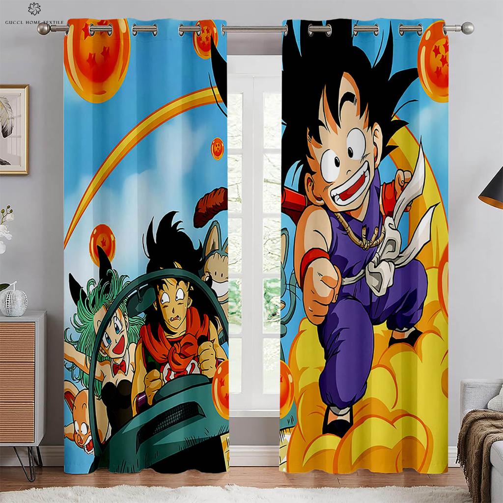 Шторы с принтом в стиле аниме для детской комнаты, спальни, гостиной, общежития, декоративные шторы, домашний текстиль