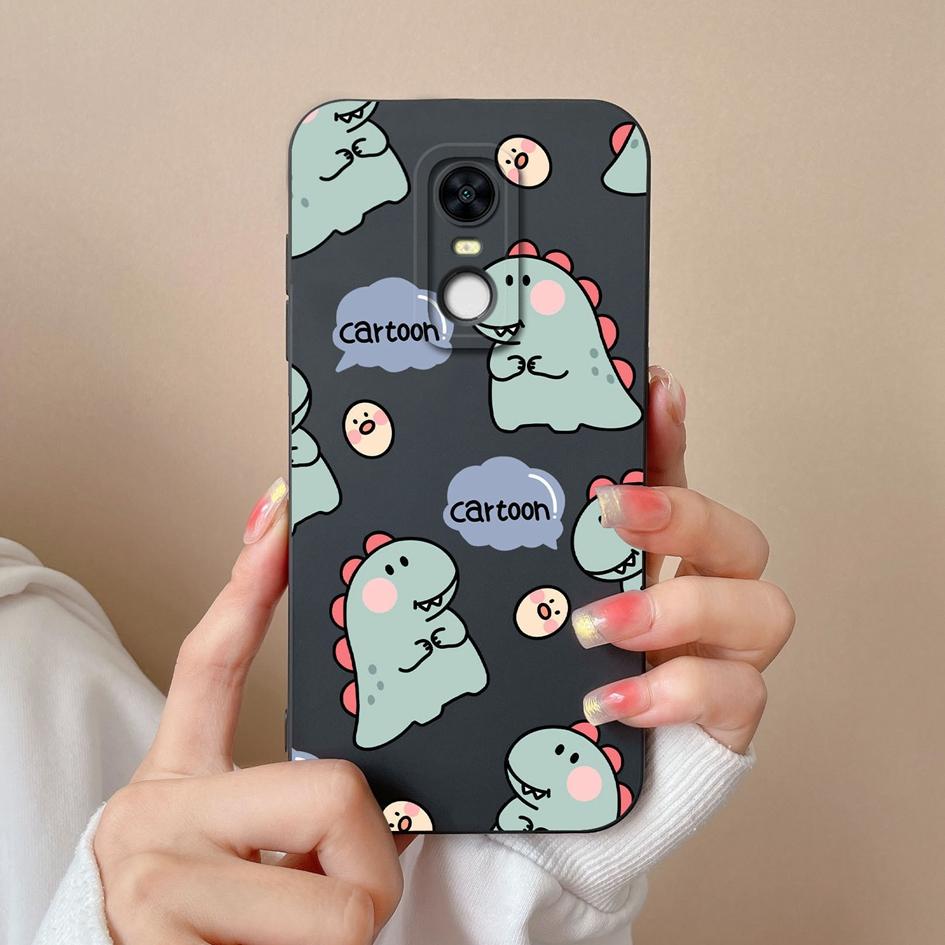 Чехол для Redmi Note 8 7 7S 9 9S 9T 10 10S 10T 5 K80 Pro Max Plus Naughty Dinosaur Patterns Мягкий силиконовый чехол премиум-класса для защиты Redmi Capa