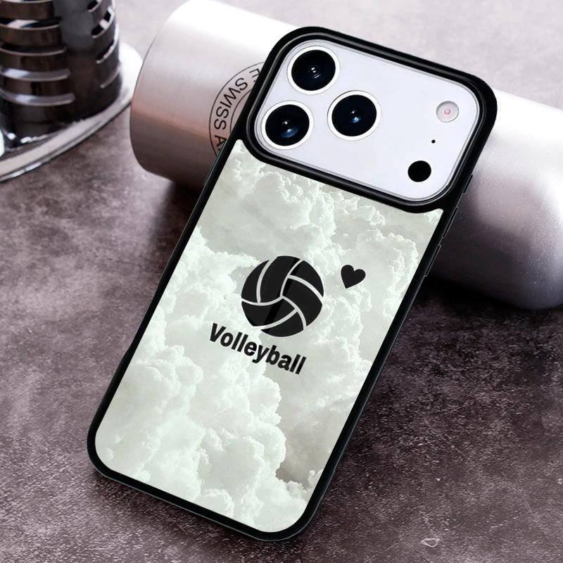 Волейбольный расписной чехол для телефона для iPhone 17, 16e, 15, 14, 13, 12, 11, Mini, Pro, MAX, мягкий силиконовый чехол