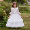 Girls Sleeveless Tulle Princess Dress Kids Formal Party Gown Pageant Wedding Prom