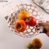 Креативная фруктовница с вырезами Подставка для орехов и закусок Фруктовница-дуршлаг Домашняя Кухонная Десертная Посуда Минимализм Круглые Тарелки