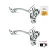 EDP770-1 2 Pieces Rear Left AND Right Door Hinge Stop Check Strap Limiter for Peugeot 206 206+ 4/5 Door 9181C9