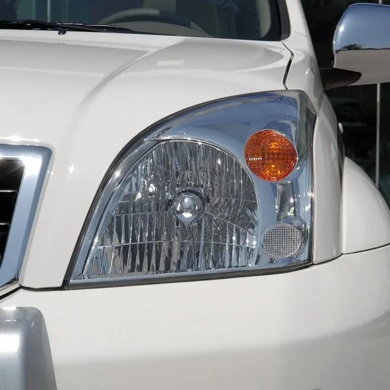 Автоматические колпачки для фар для Toyota Land Cruiser Prado 2003-2008 Чехол для автомобильной фары Прозрачный абажур Корпус лампы Стеклянный корпус линзы