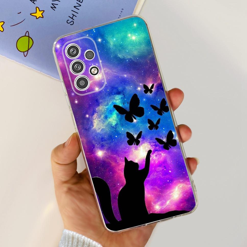 For Samsung Galaxy A23 5G A23 4G Case Cartoon Astronaut Cat Soft Silicone TPU Cover For Samsung A23 a23 6.6" Bumper Phone Case
