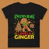 Dabbing Gingerbread Christmas Womens T-Shirt Mens Tops Tees Unisex