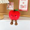 1 Piece Cartoon Figure Red Apple Doll Fruit Food Toy Cute Plush Pendant Stuffed Bag Decoration Birthday Gifts